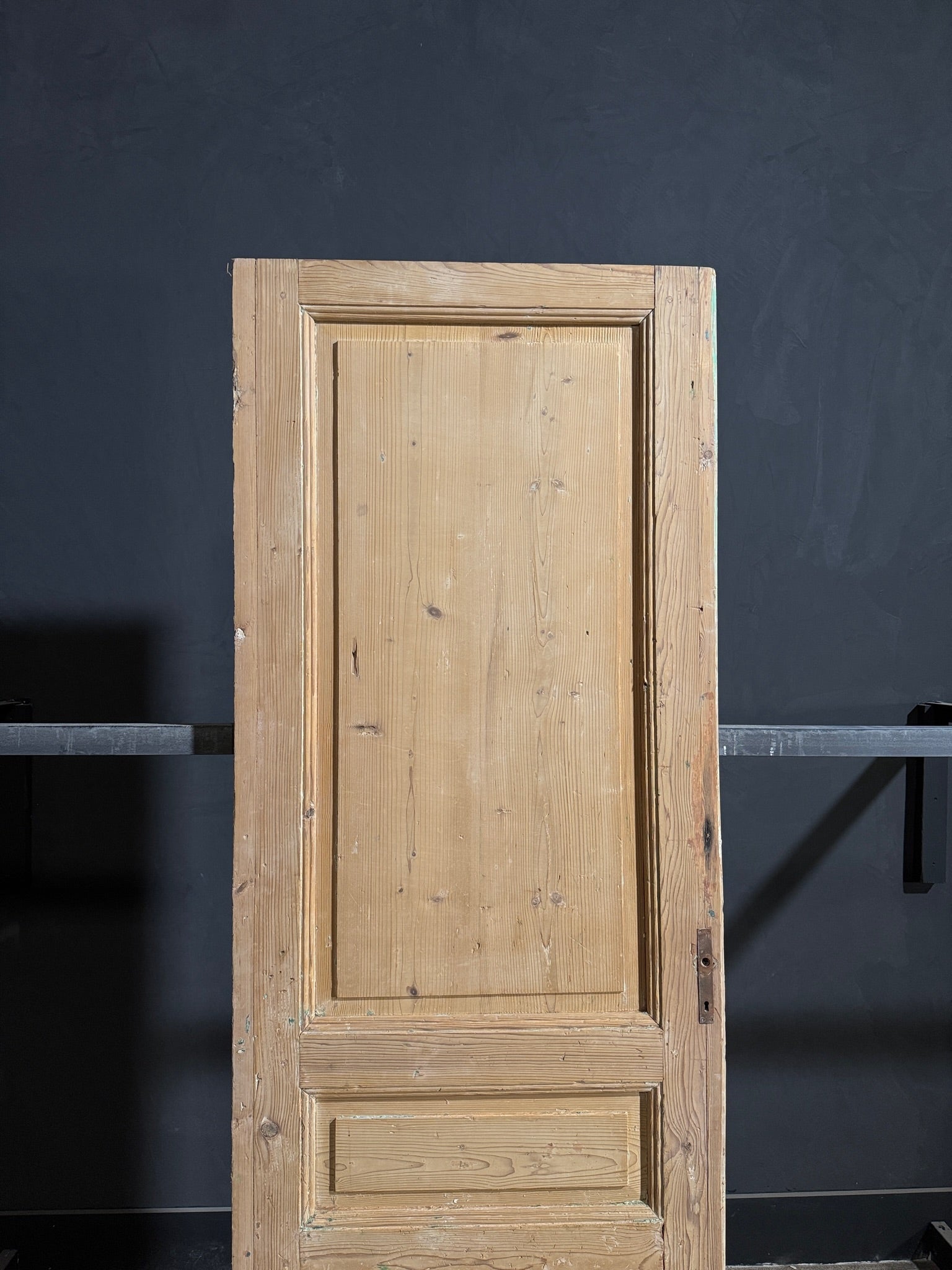 Antique 3 Panel Solid Single Door - 33x91.25 - N186