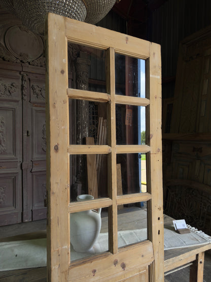 8 Lite Antique Glass Single Door - 28x86 J486