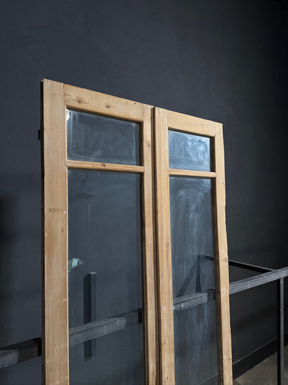 Antique Glass 2 Lite French Doors - 44x100.5 - N702