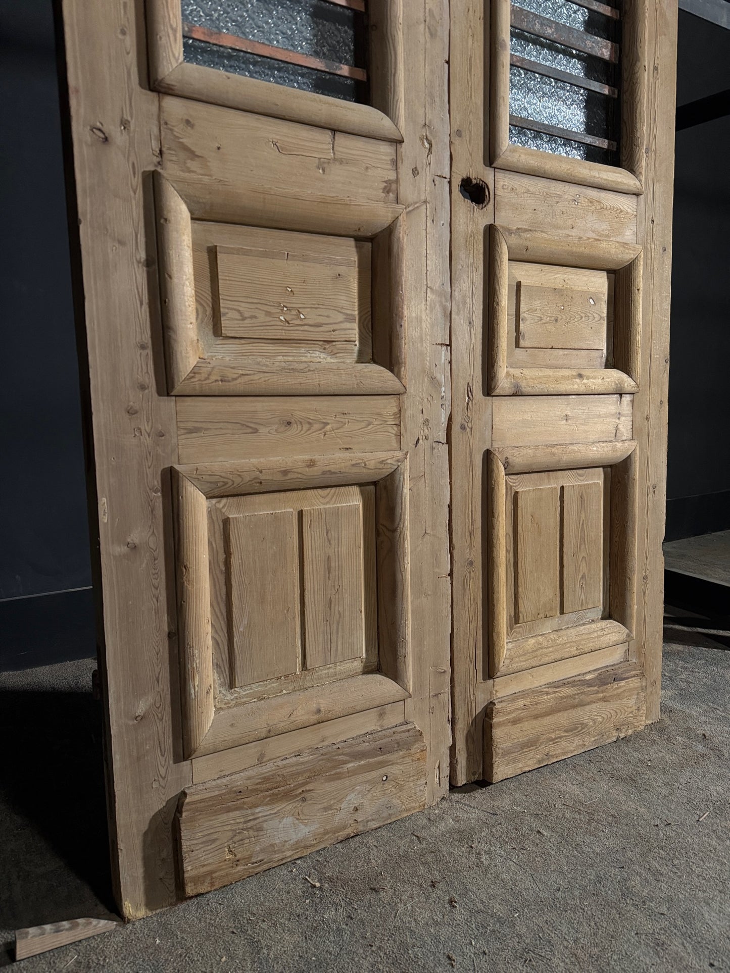 Antique Iron French Doors - 43.5x92.5 - N562