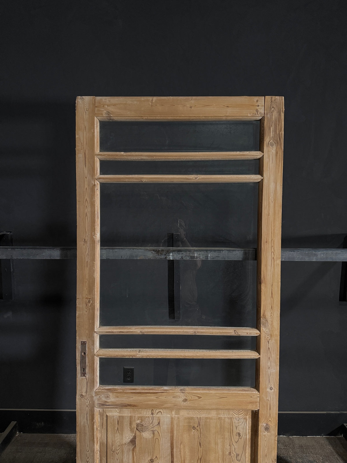 Antique Glass 3 Lite Single Door - 35.25x85.75 - N517