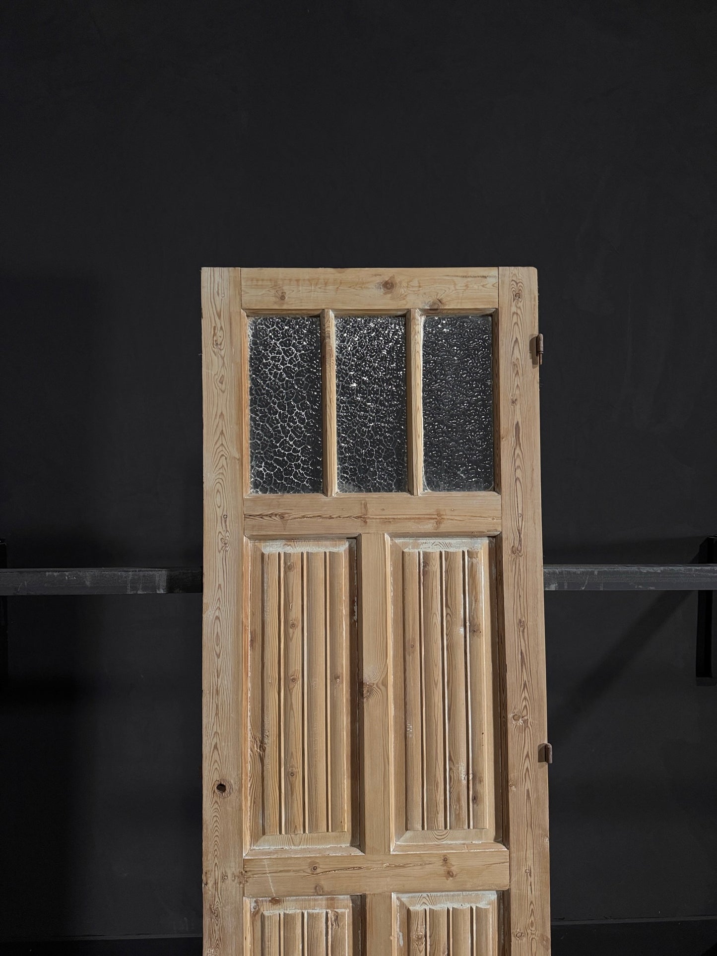 Antique Fluted 3 Lite Single Door - 28x85.25 - N53