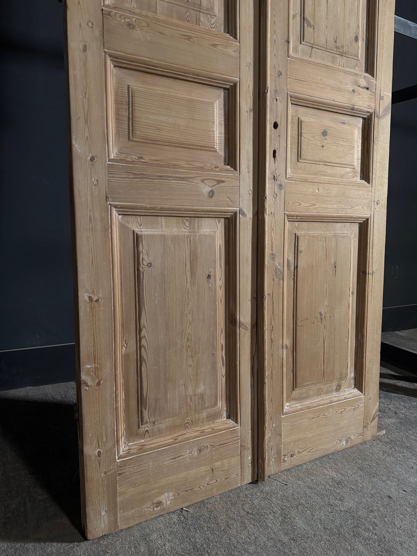 Antique Solid Double Doors - 41.5x96.5 - N538