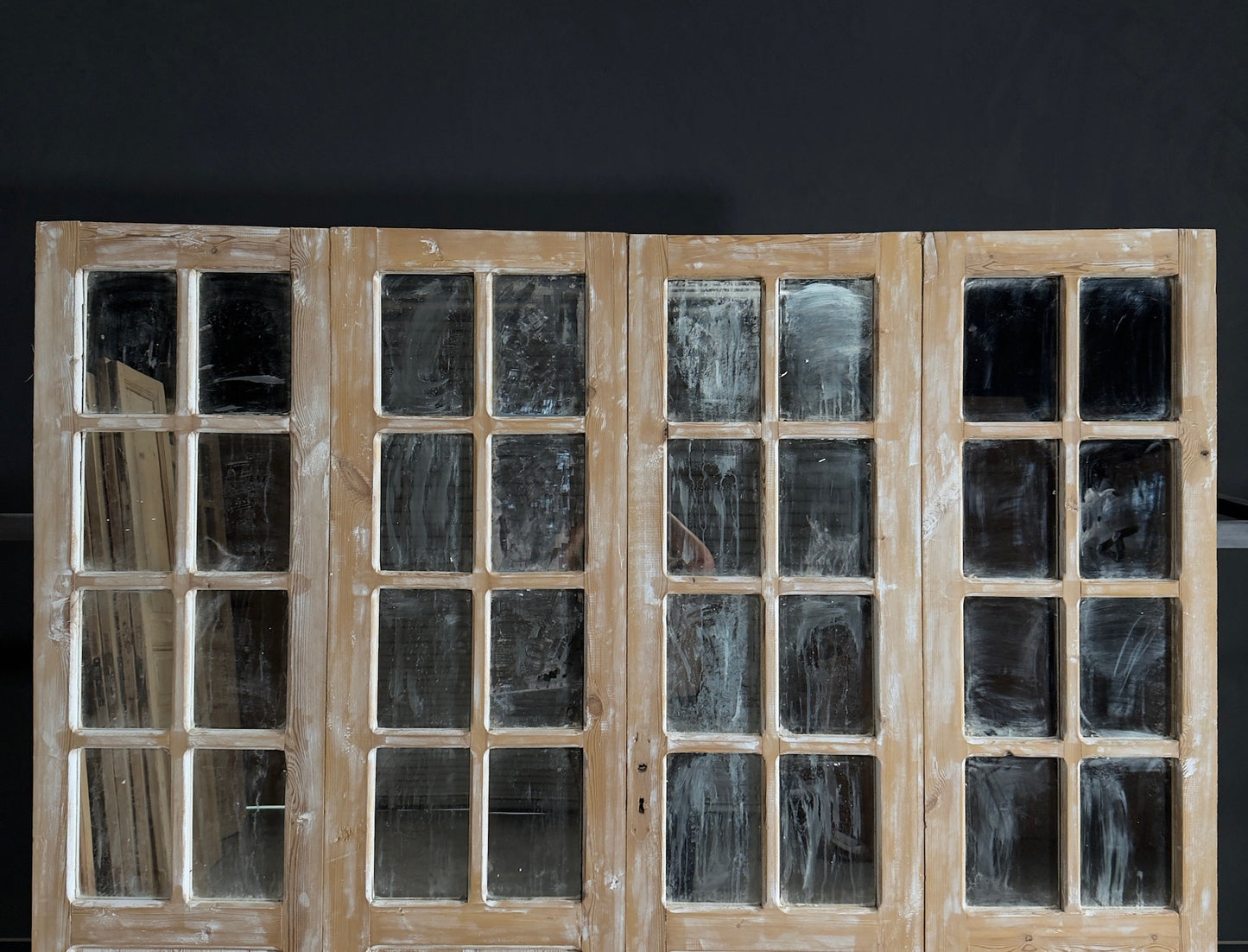 Antique Mirrored 8 Lite Bi-Fold Doors - 83x93.25 - N495