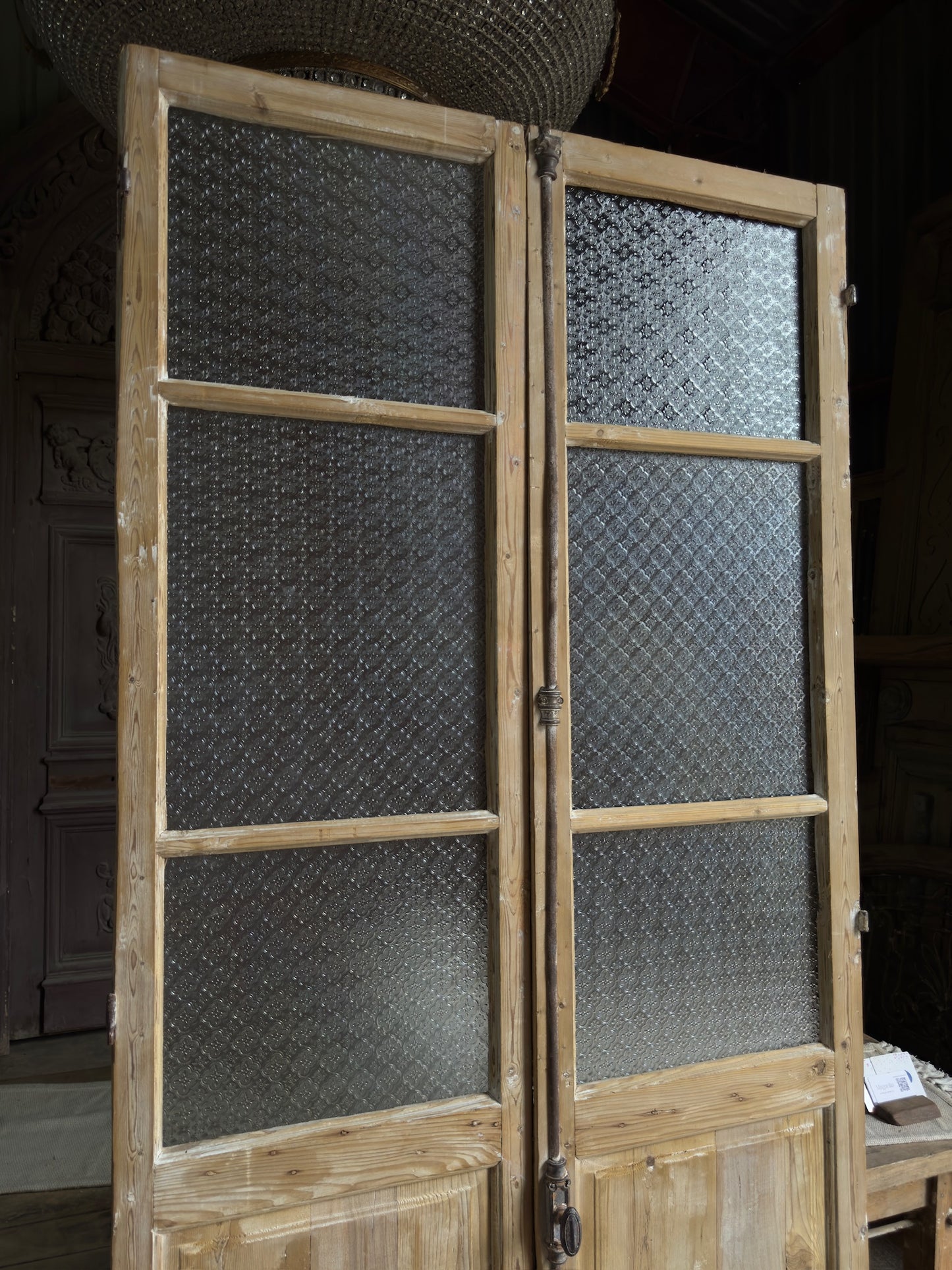 Antique French Glass Doors - 43.25x93.25 J539