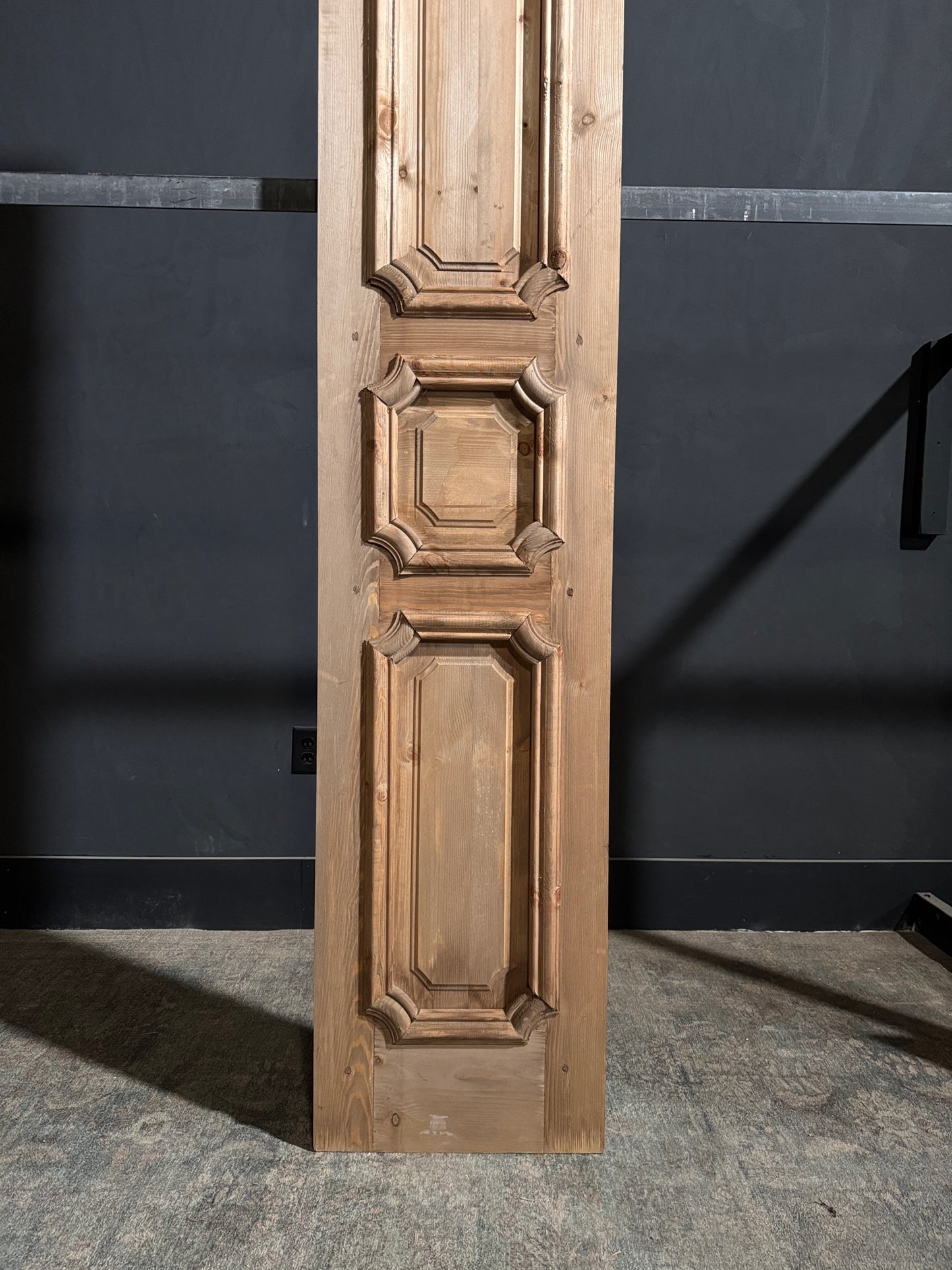 (The Edmund) Handcrafted Solid Wood Single Door - 18x96 - N223