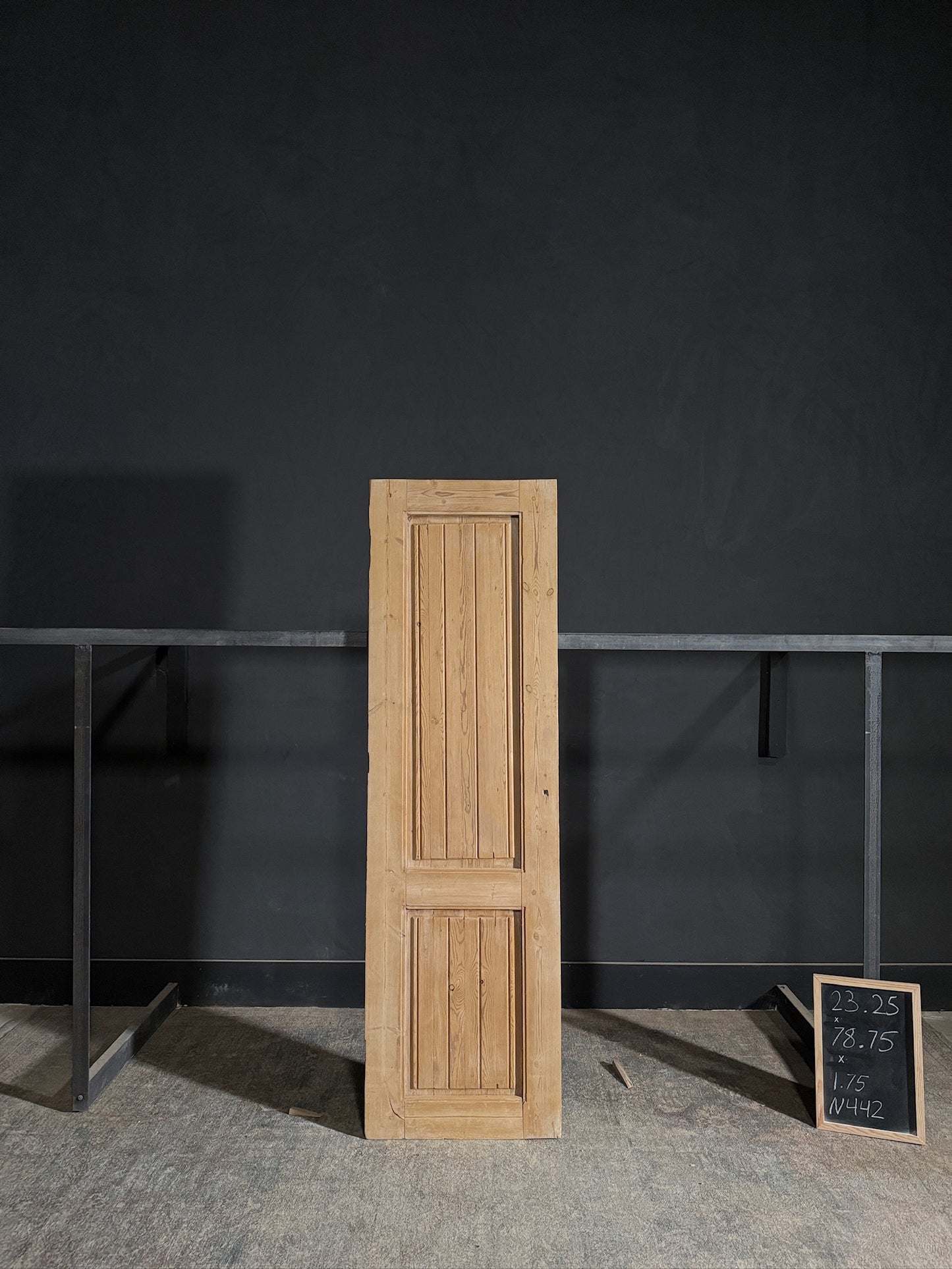 Antique Solid Single Door - 23.25x78.75 - N442