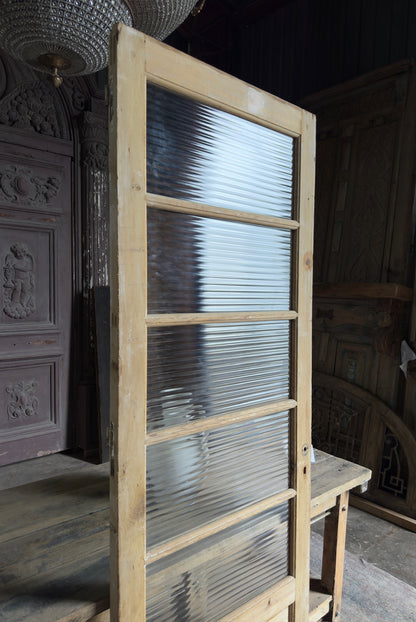 5 Lite Antique Glass Single Door - 32x88.5 K177
