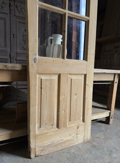 6 Lite Antique Glass Door - 29x83.5 K123