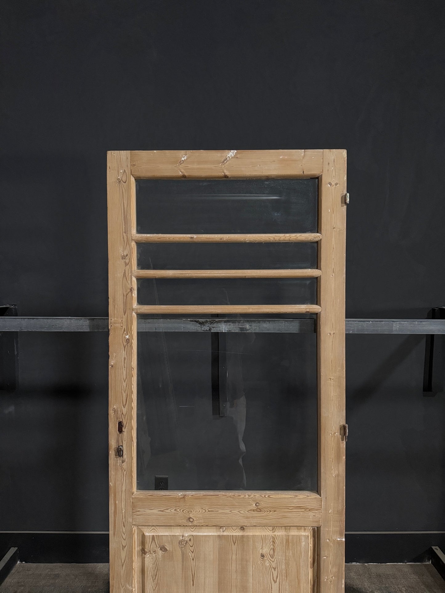 Antique Glass 4 Lite Single Door - 33.75x84 - N364