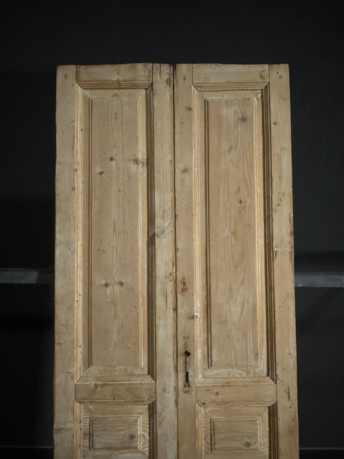 Antique Solid Double Doors - 36x92 - N526