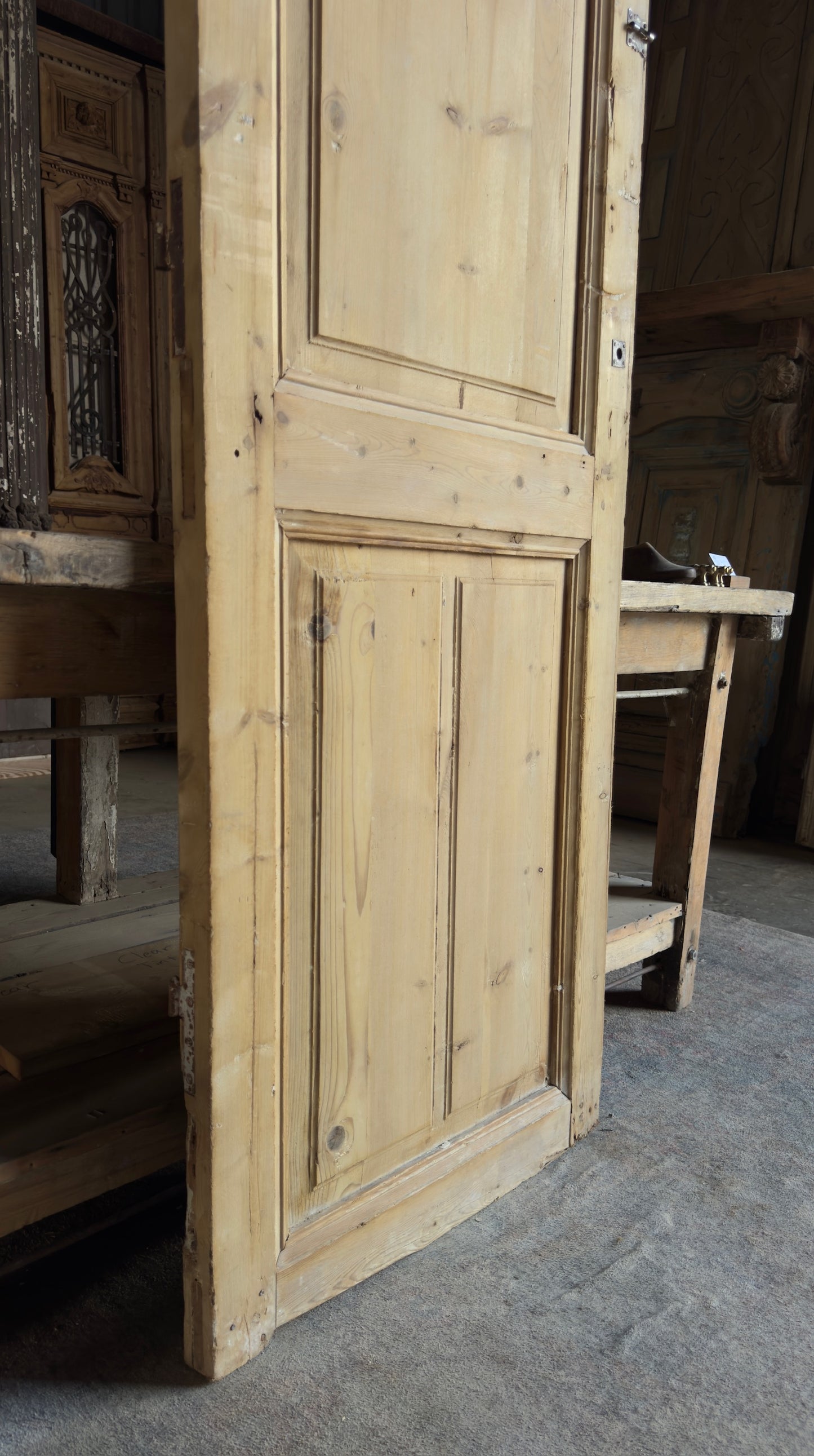 2 Panel Single Solid Antique Door - 27x87 - L177