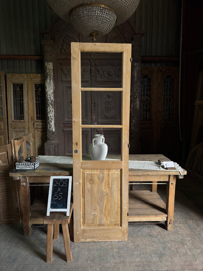 Single Antique Glass Door - 24.25x85 J360