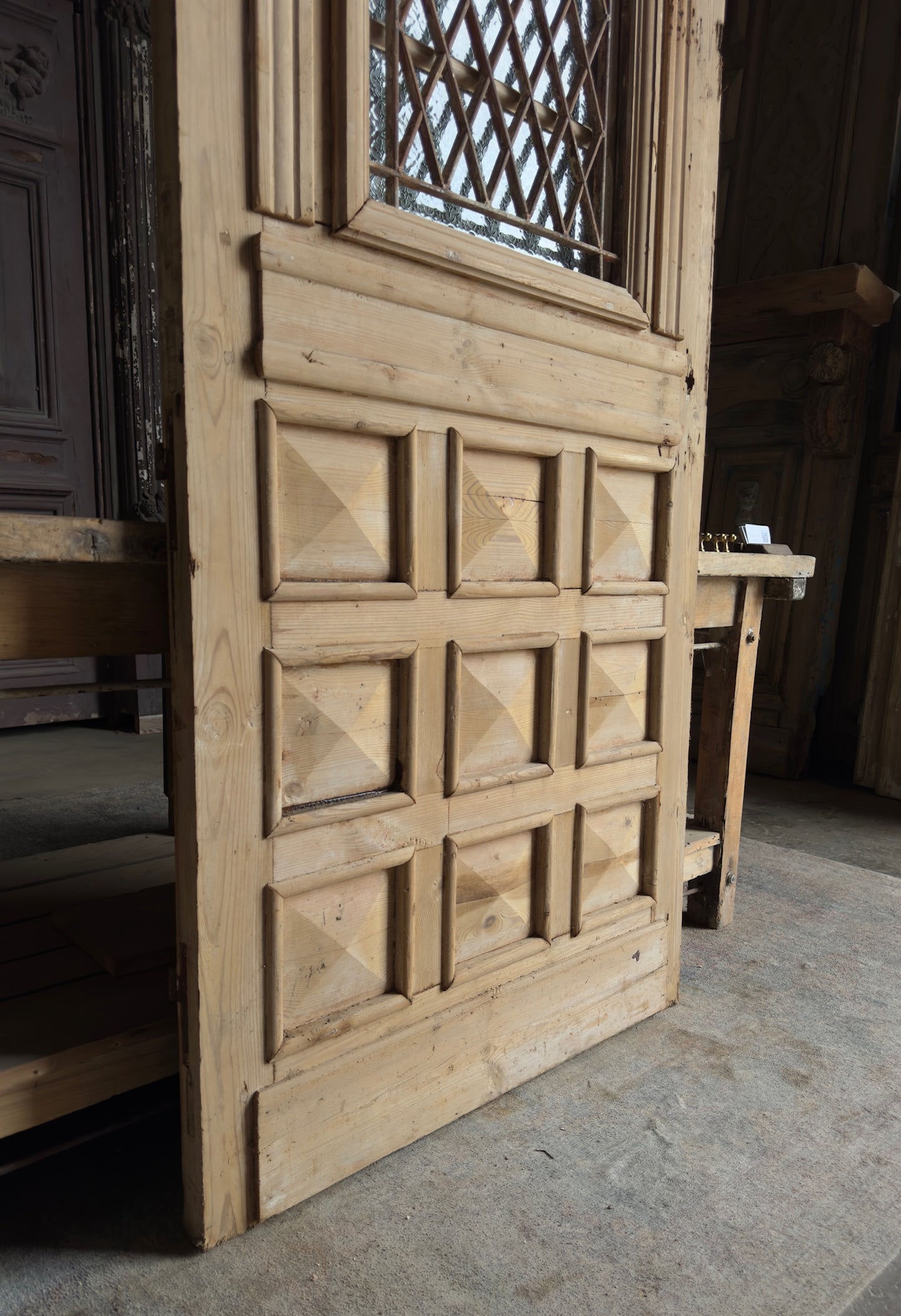 19th Century Single Antique Iron Door - 36x84.5 - L197