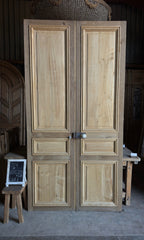 French Chateau Antique Double Doors - 54x105.25 - L281