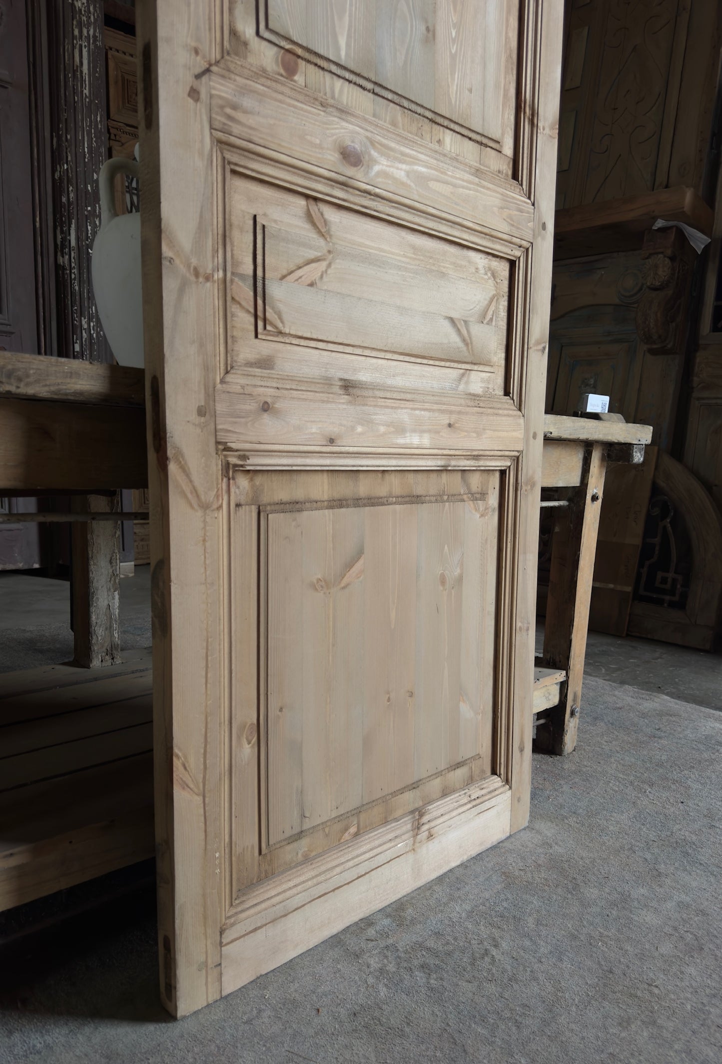 Handcrafted 3 Panel Solid Single Door - 30x80 L14
