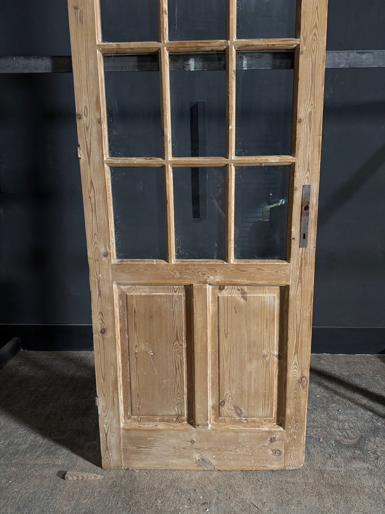Antique Glass 12 Lite Single Door - 31.5x90.75 - N654