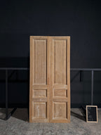 Antique 3 Panel Double Doors - 45x96 - N03