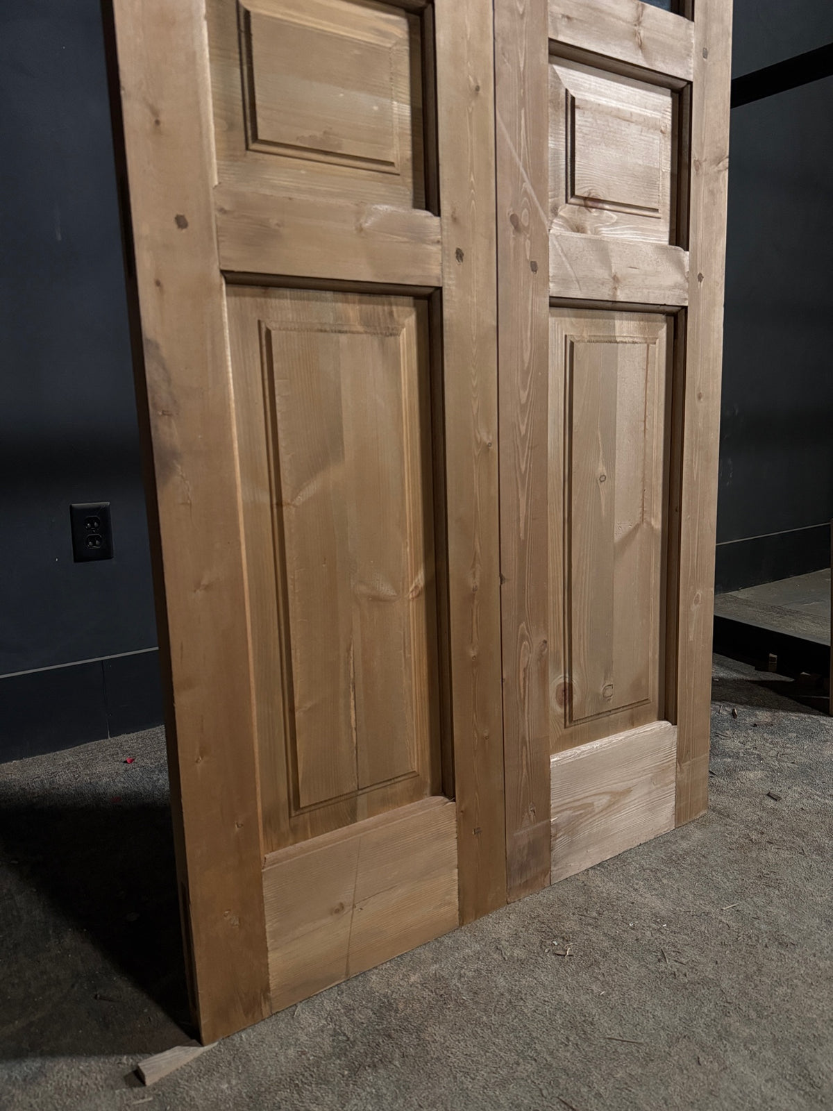 Handcrafted Glass 4 Lite French Doors - 36x96 - N724