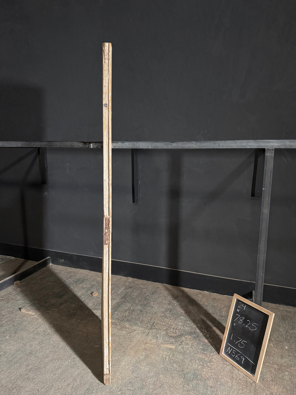Antique Obscured Glass 5 Lite Single Door - 24x78.25 - N569