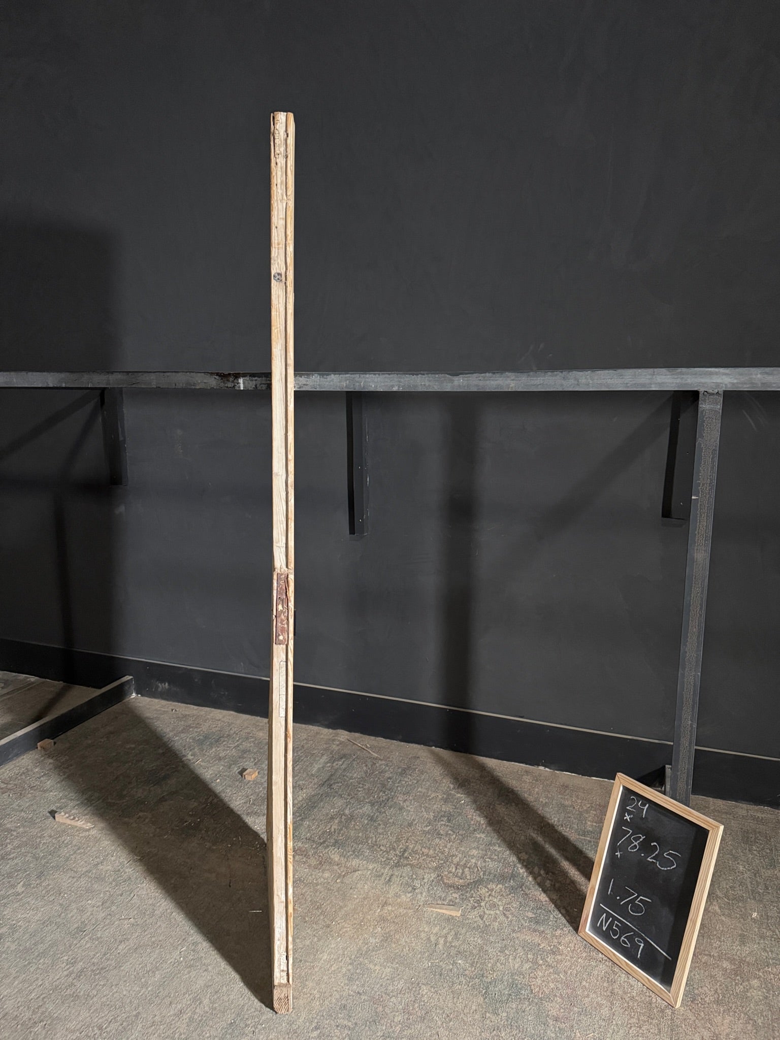 Antique Obscured Glass 5 Lite Single Door - 24x78.25 - N569