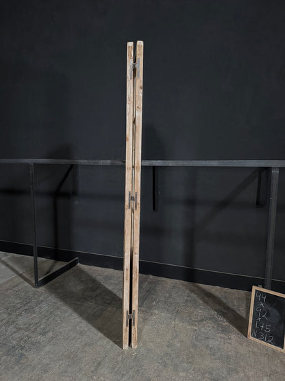 Antique Glass 4 Lite French Doors - 44x92 - N312