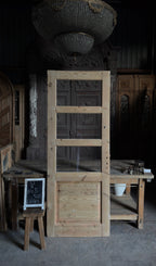 Antique Glass 3 Lite Door - 32x84.5 - L645