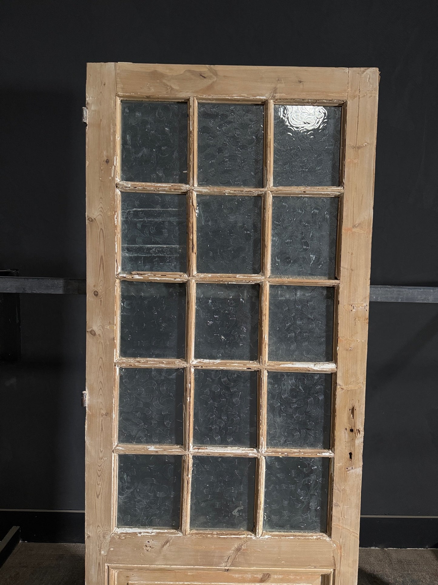 Antique Obscured Glass 1 Lite Single Door - 35x86.25 - N433