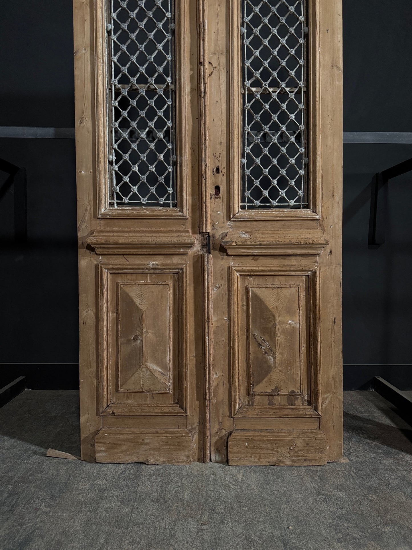 Antique Iron French Doors - 47x98.75 - N320