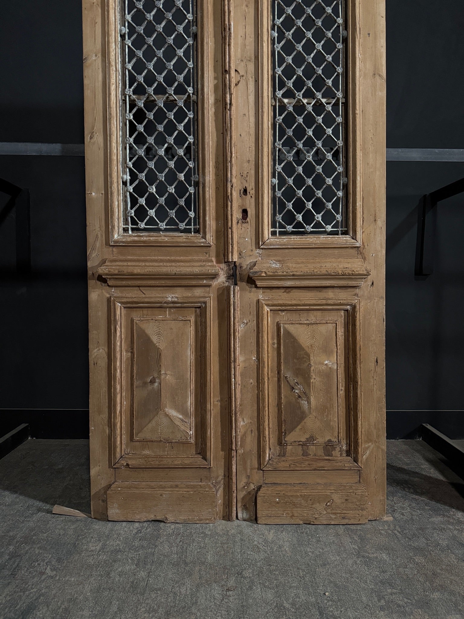 Antique Iron French Doors - 47x98.75 - N320