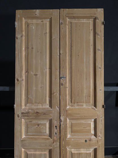 Antique Solid Double Doors - 41.5x96.5 - N538