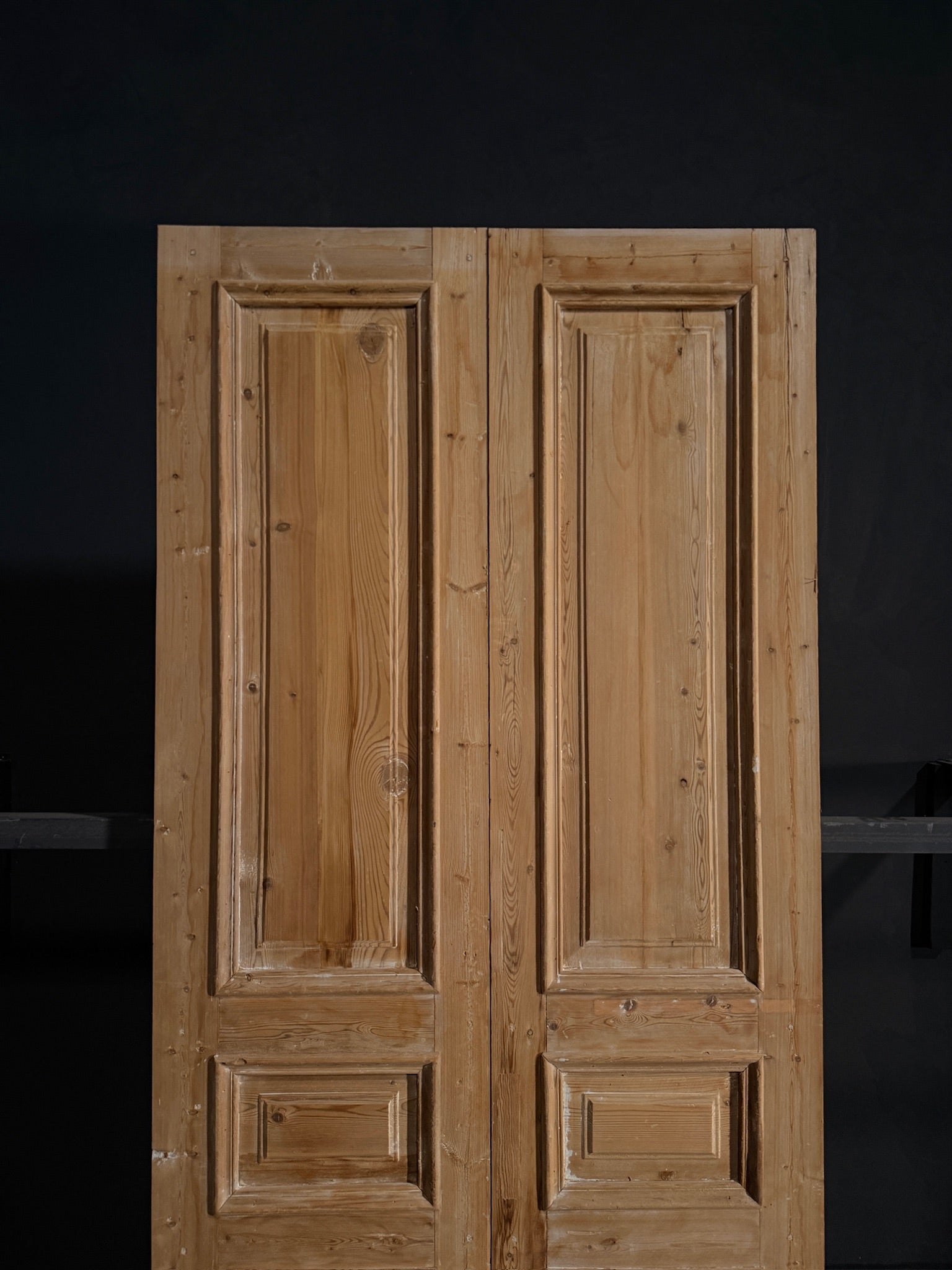 Antique 3 Panel Double Doors - 42x98 - N02