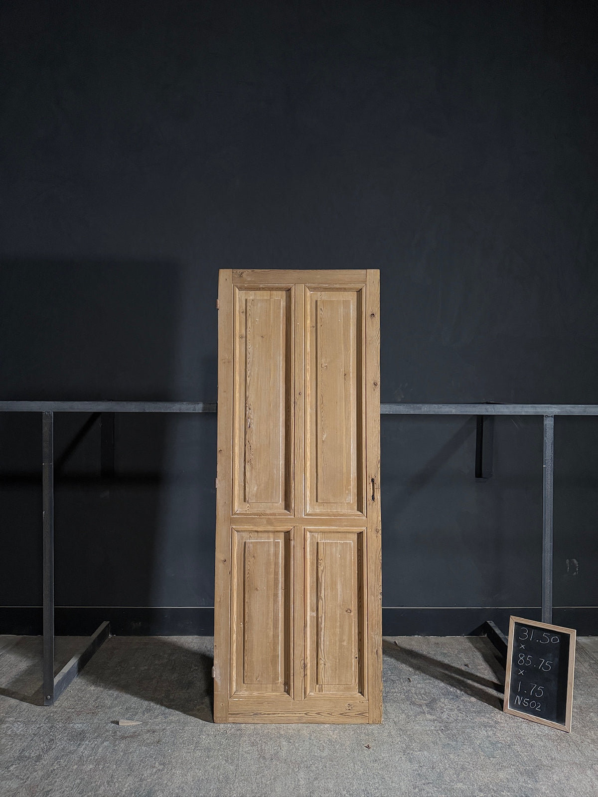 Antique Solid Single Door - 31.5x85.75 - N502