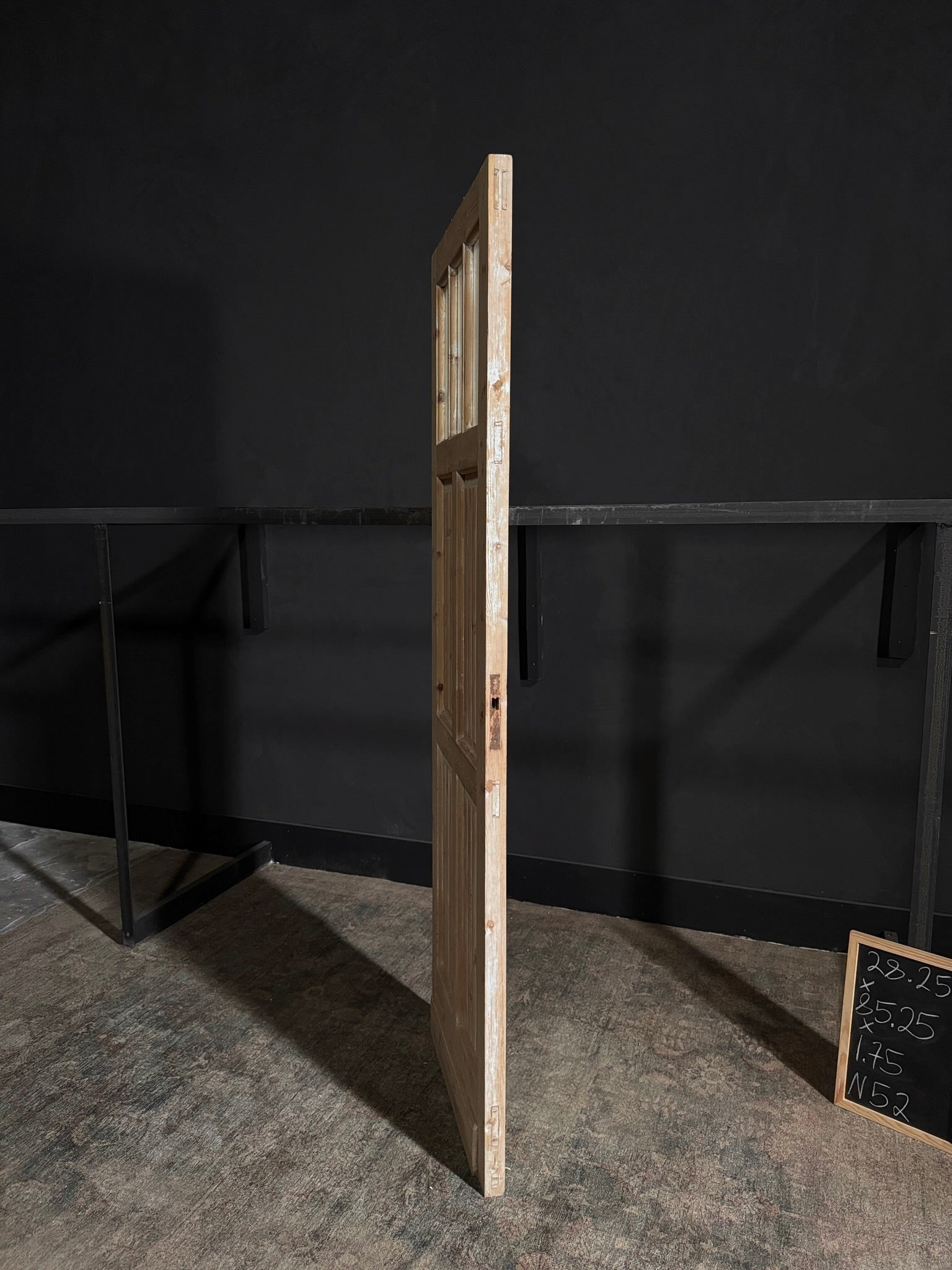 Antique Obscured Glass 3 Lite Door - 28.25x85.25 - N52