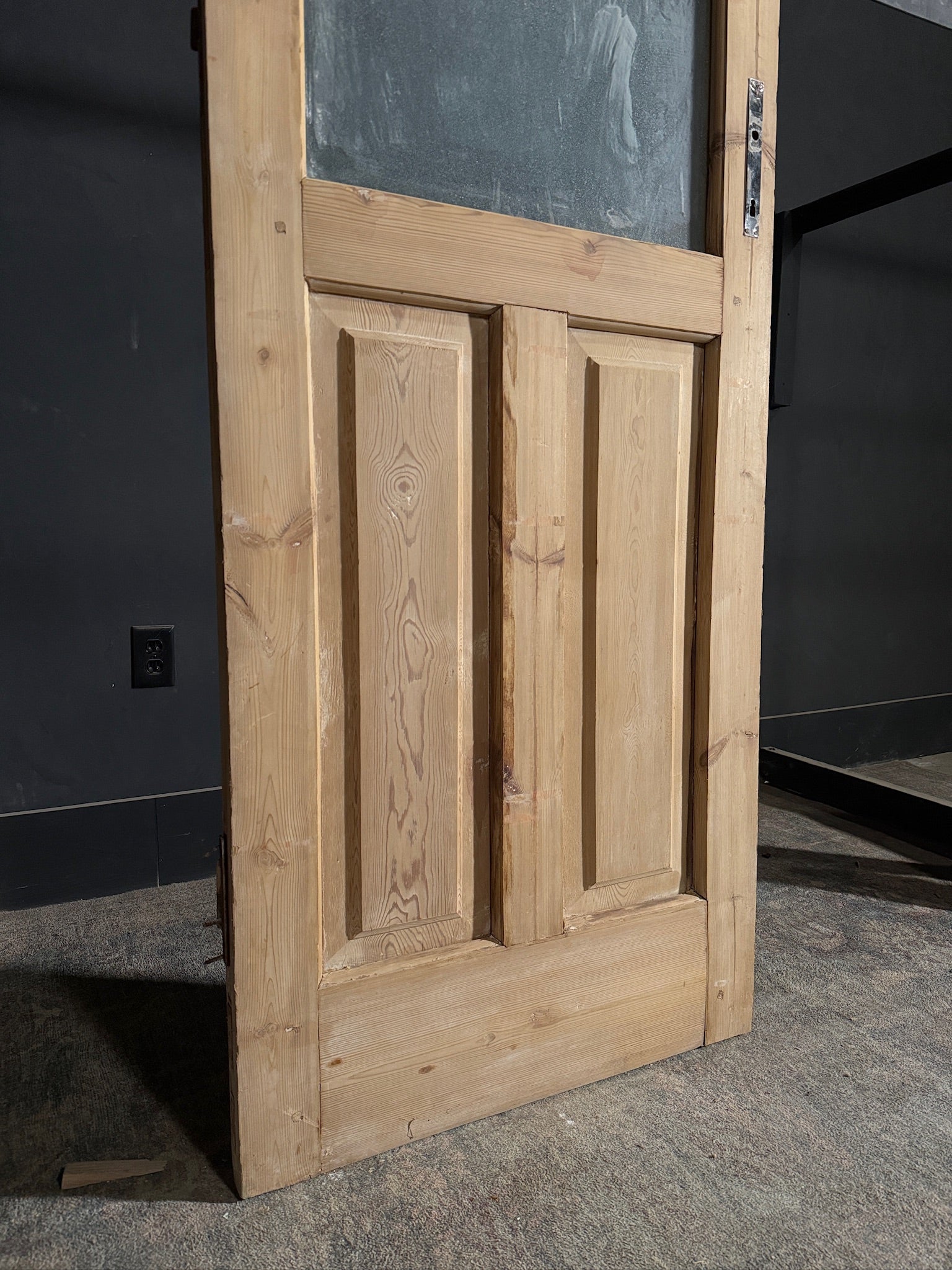 Antique Obscured Glass 2 Lite Single Door - 28.5x92.5 - N448
