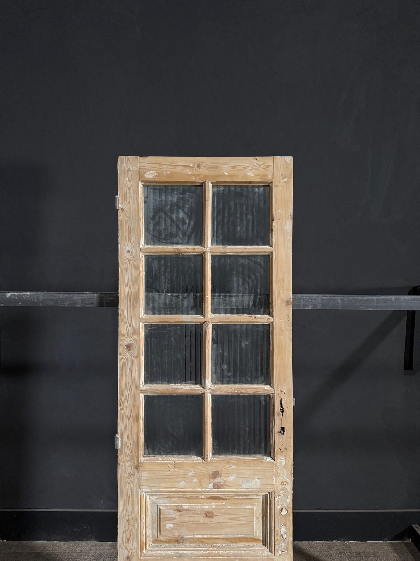 Antique Obscured Glass 8 Lite Single Door - 24x79 - N126
