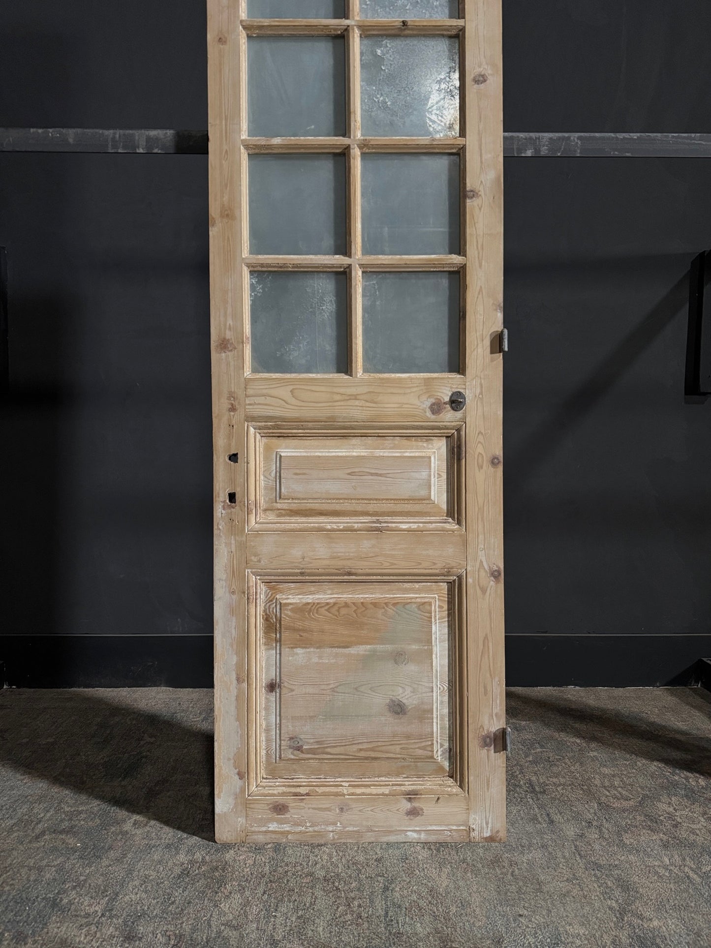 Antique Glass 8 Lite Single Door - 24.25x81 - N57