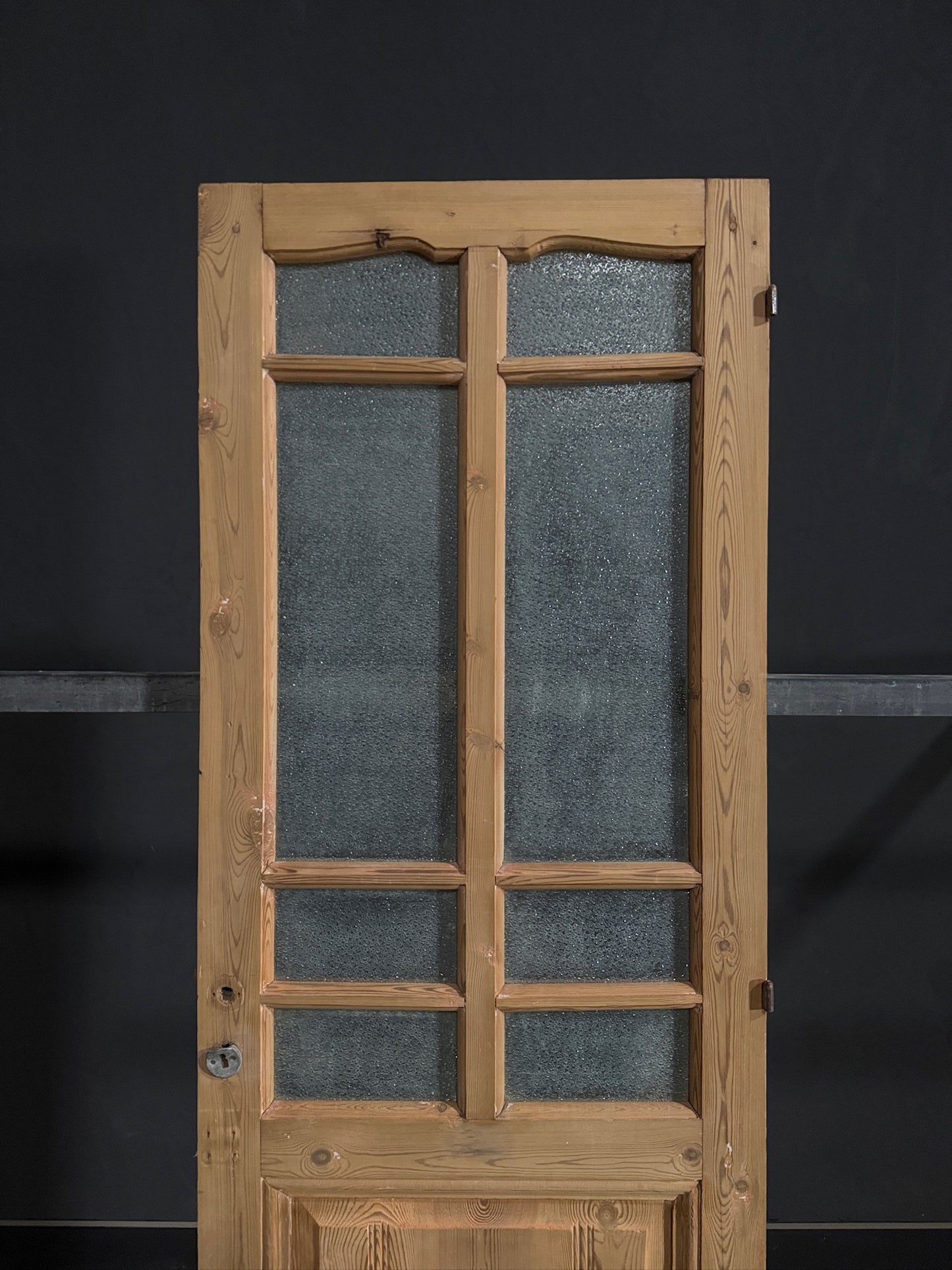 Antique Obscured Glass 6 Lite Single Door - 28.25x84.5 - N407