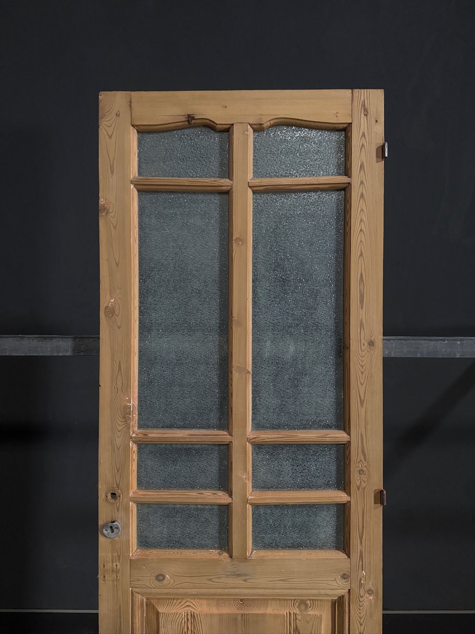 Antique Obscured Glass 6 Lite Single Door - 28.25x84.5 - N407