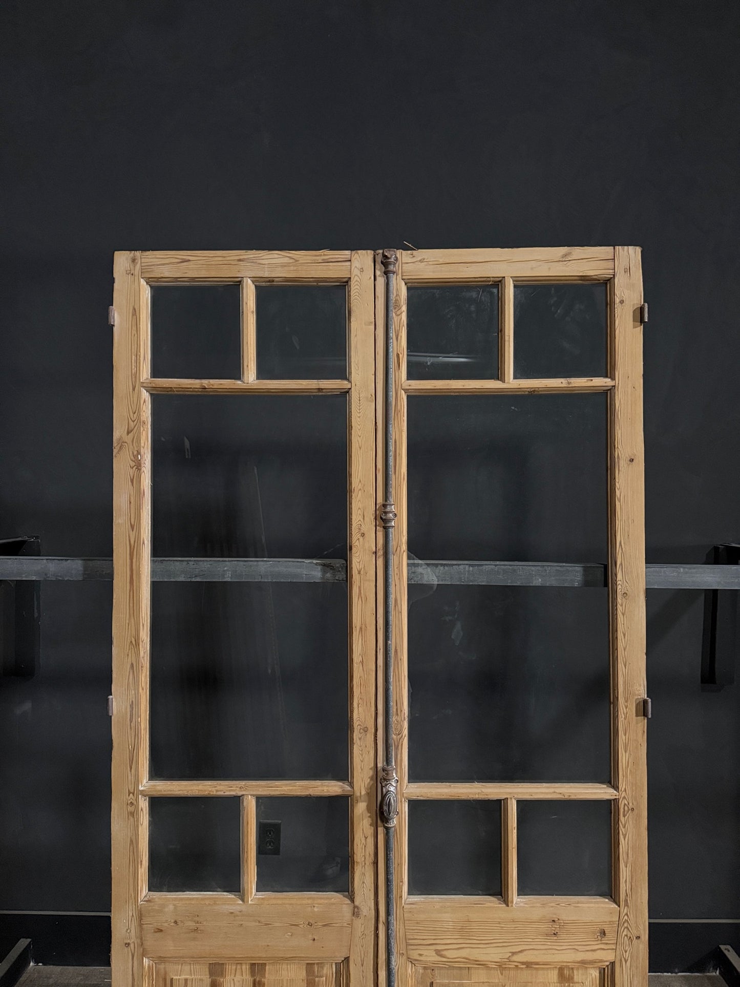 Antique Glass 4 Lite French Doors - 47x88 - N316