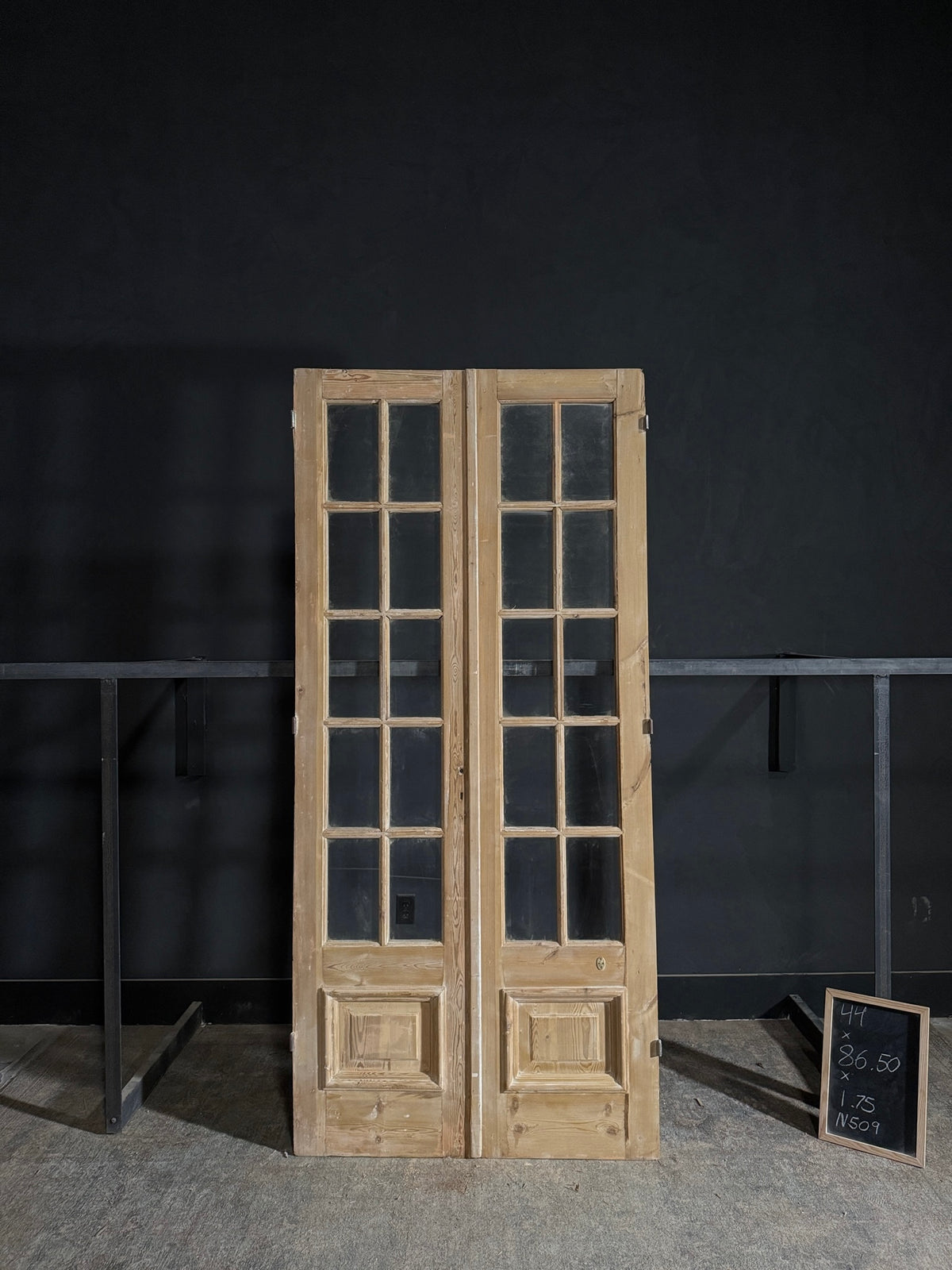 Antique Glass 10 Lite French Doors - 44x86.5 - N509