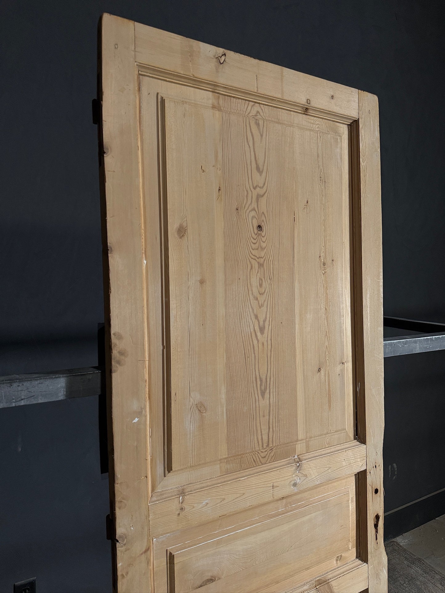 Antique 3 Panel Solid Single Door - 32x88.75 - N460