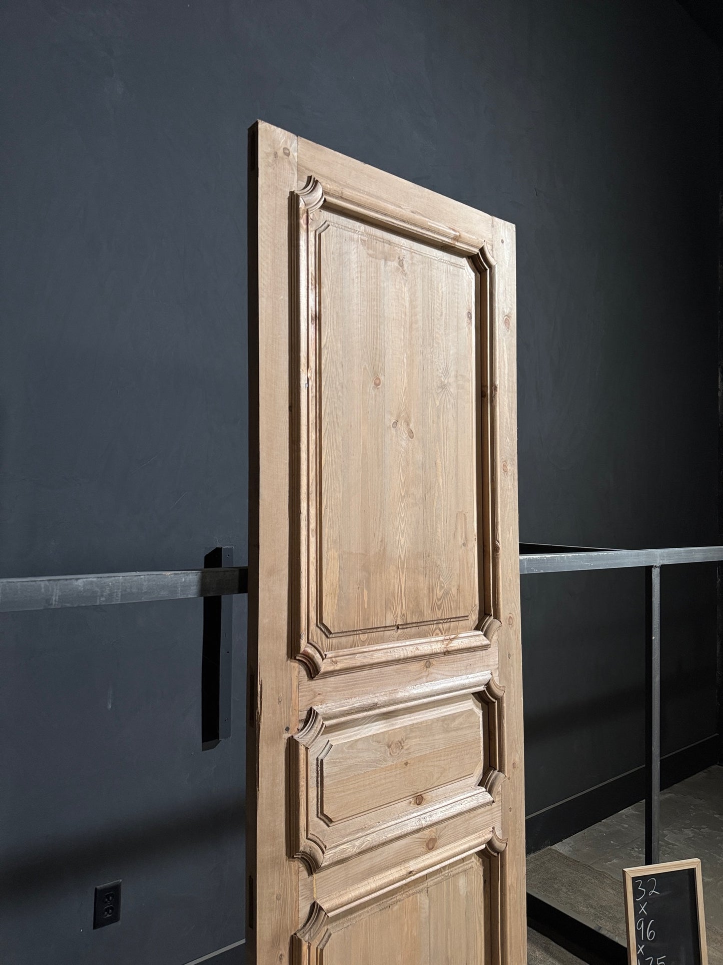 (The Edmund) Handcrafted Solid Wood Single Door - 32x96 - N155