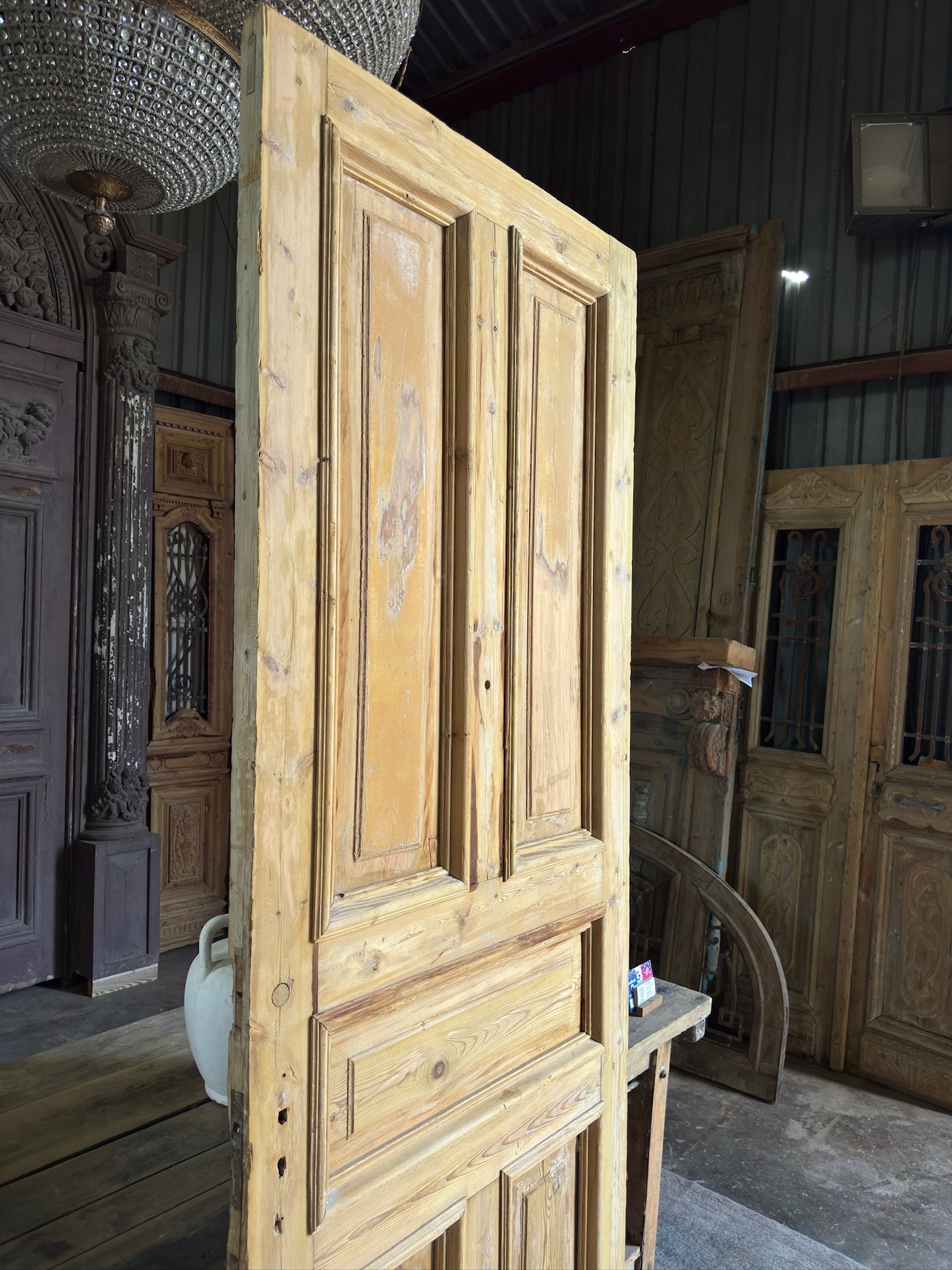 5 Panel Single Solid Antique Door - 36x95 K208
