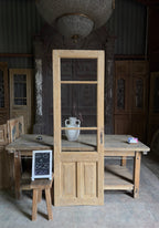 Single Antique Glass Door - 26.75x82.25 K260