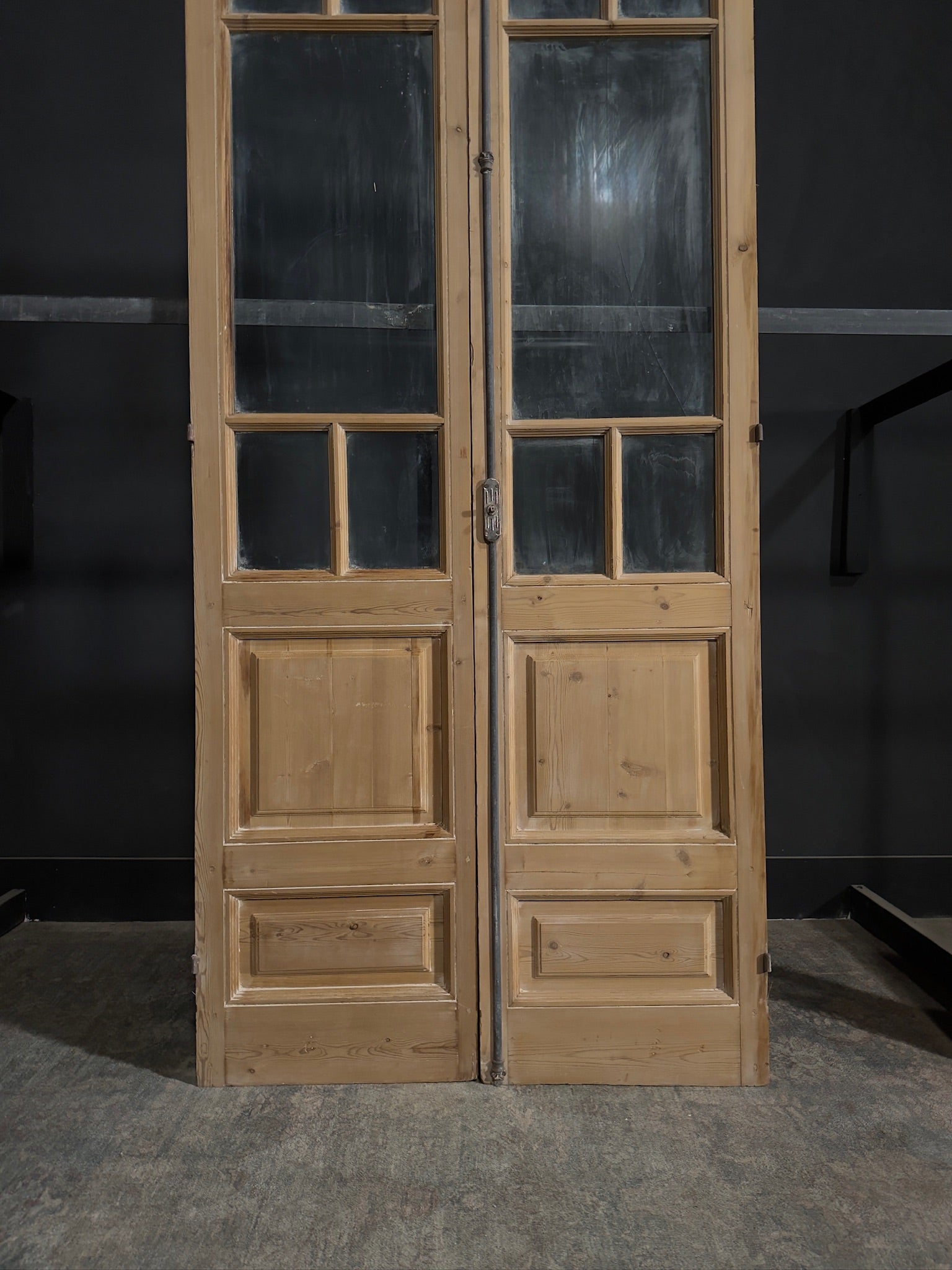 Antique Glass 5 Lite French Doors - 43x95 - N281