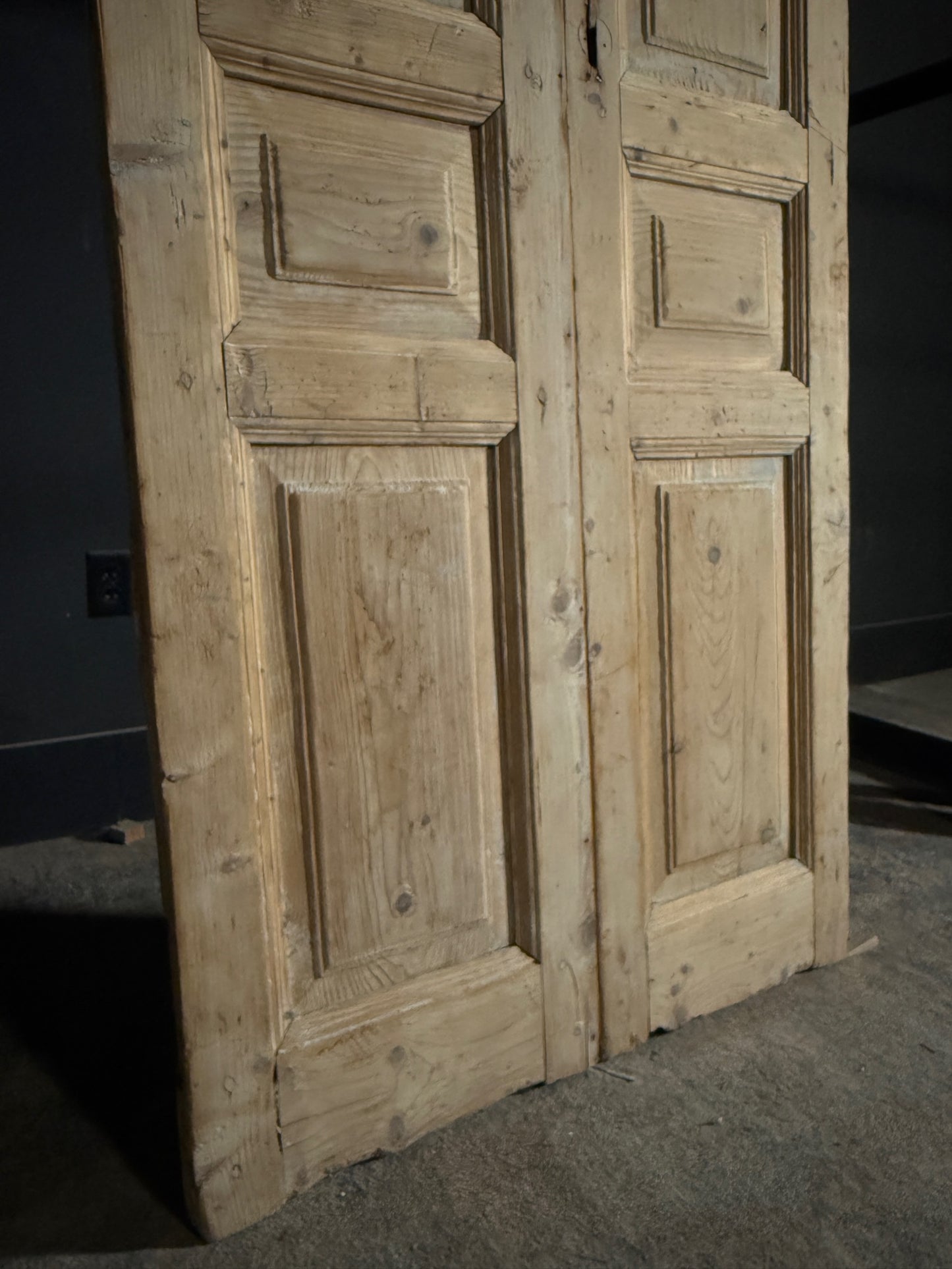 Antique Solid Double Doors - 36x92 - N526