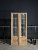 Antique Glass 10 Lite French Doors - 47.25x100.5 - N624