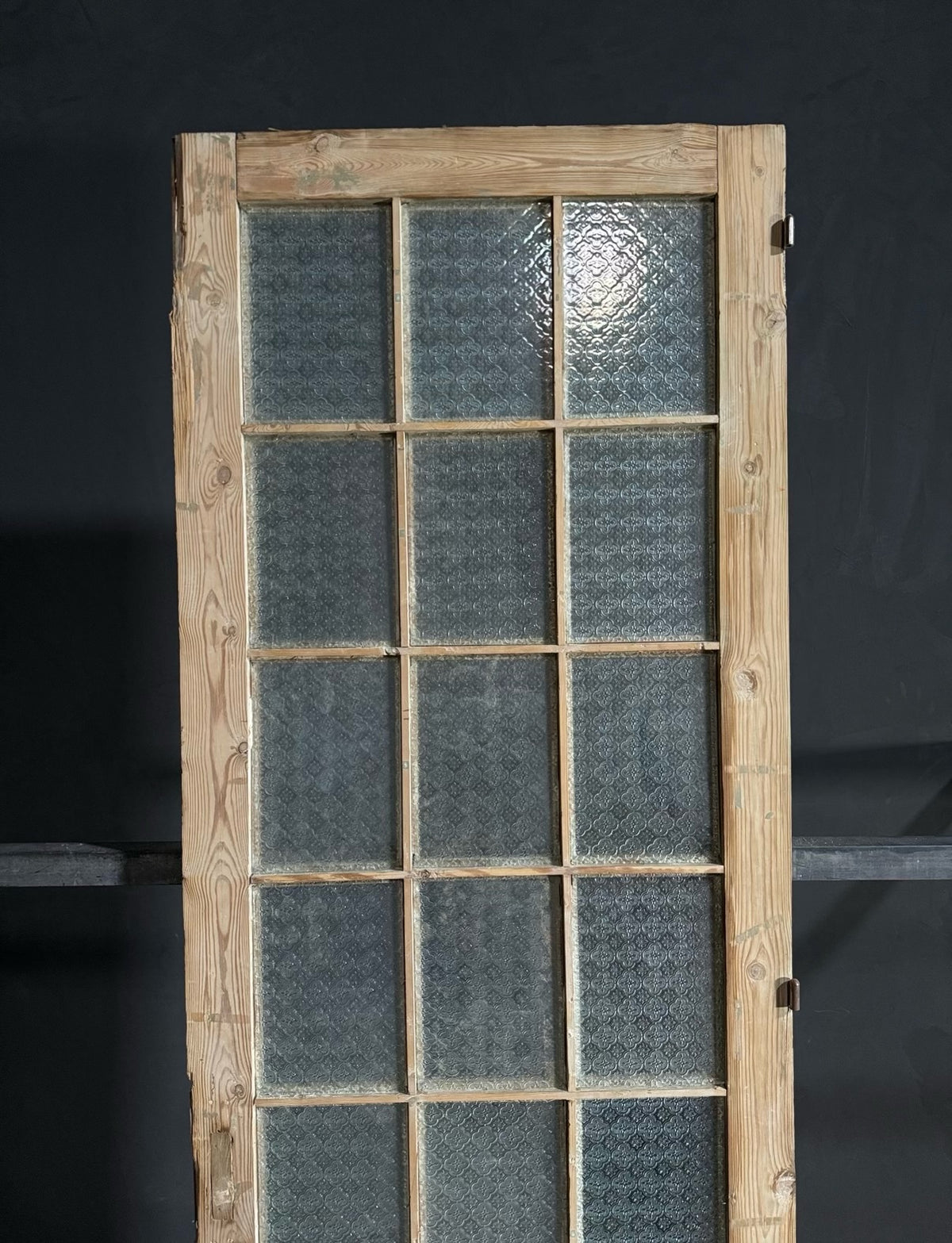 Antique Obscured Glass 18 Lite Single Door - 34x99.5 - N632