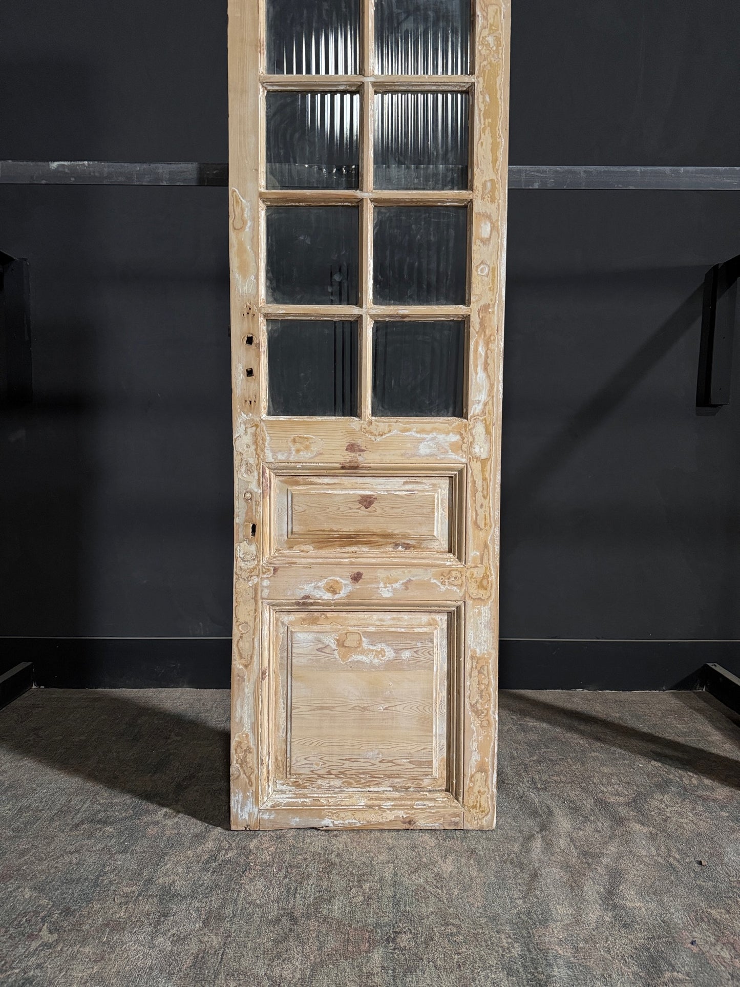 Antique Obscured Glass 8 Lite Single Door - 24x79 - N126